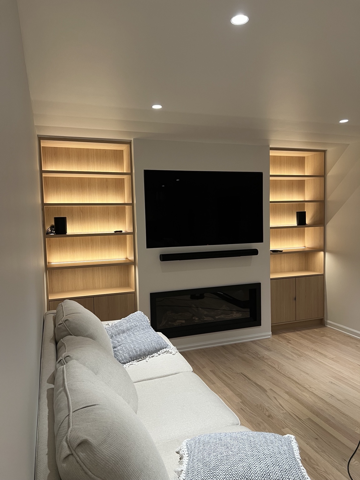 Finished lighting project by DZ Power Co