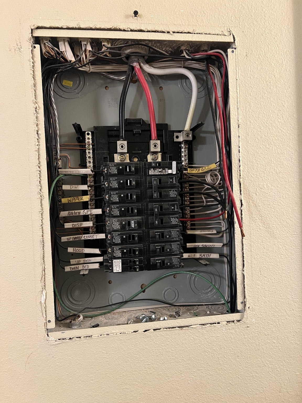 Electrical service equipment inspected by DZ Power Co